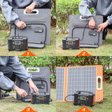 Flashfish 18V/60W Foldable Solar Panel