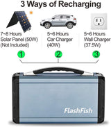 FlashFish 60000mAh 300W Solar Generator