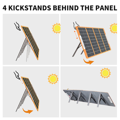 Flashfish 18V/100W Foldable Solar Panel