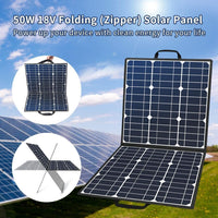 Flashfish 50W 18V Foldable Solar Panel