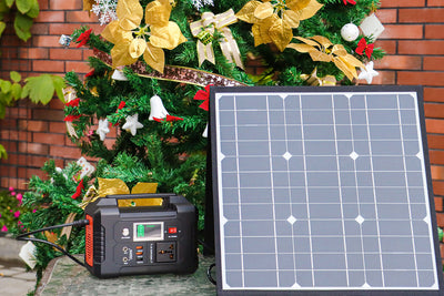 Flashfish Solar Generator (Flashfish E200 + Flashfish SP50) 50W 18V Portable Solar Panel