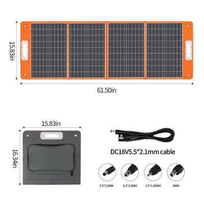 Flashfish 18V/100W Foldable Solar Panel