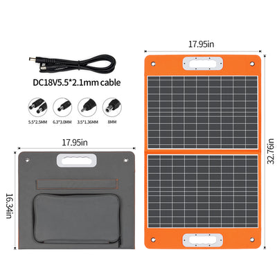 Flashfish 18V/60W Foldable Solar Panel